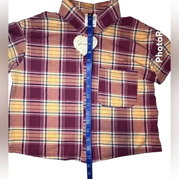 SELF Esteem Cropped faux flannel - Picture 5 of 5